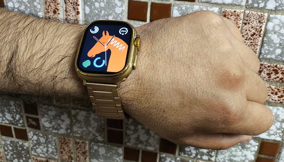 ساعت هوشمند طلایی، طرح Apple watch ULTRA A2859 - Image 4
