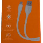 کابل شارژ TONEMAC LCS1 TYPE C; با طول 1 متر و حداکثر توان عبوری 65 وات با سیمی بسیار منعطف و کانکتورهایی از جنس آلیاژ آلومینیوم انتخاب مناسبی برای کسانی است که از محصولات دارای پورت Type C استفاده می کنند. قابلیت های کابل: شارژ سریع 3A محافظت شده در مقابل دمای زیاد قابلیت انتقال هم زمان داده و شارژ ضد خمش و شکستگی و سایش و گره خوردگی
