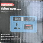 اینورتر تکفاز Intelligent شارژی 12 به 220 با این دستگاه دیگر نگران قطعی برق نباشید. لازم نیست این اینورتر را مثل مبدل های دیگر،  به باتری ماشین وصل کنید، این وسیله، خودش باطری قابل شارژ دارد. به راحتی میتوانید در سفر، پارکینگ، انباری، محل کار و هر مکانی که به برق 220 ولت نیاز دارید، برای روشن کردن ابزارهای برقی از آن استفاده کنید. با توجه به قطعی های مکرر برق، اینورتر تکفاز Intelligent شارژی 12 به 220 یک وسیله ضروری برای کنترل درب های پارکینگ، روشن کردن تلویزیون، بخاری برقی، رادیو یا هر وسیله ضروری دیگر است. دارای یک خروجی 220 ولت و سه خروجی برای شارژ کردن سایر تجهیزات USB دار. حتی میتوانید از این وسیله به عنوان یک پاور بانک نیز استفاده کنید.